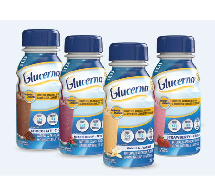 Savourez les boissons nutritives Glucerna®, conçues pour les personnes diabétiques